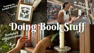 Lets do book stuff!🌻📖 book unhaul, mic'd up book shopping, bookshelf refresh etc.!