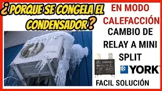 ✅️ PORQUE SE CONGELA EL CONDENSADOR EN MODO CALEFACCIÓN 🔥 FACIL SOLUCIÓN | #calefacción #heat #hvac 