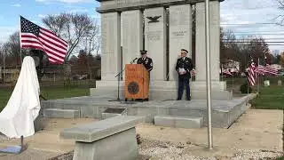 Battlefield cross unveiled at Wooster Cemetery