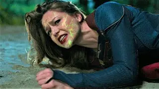 Supergirl 6x17 Nyxly vs Super Friends and Luthor saves Nyxly