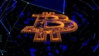 Bitcoin Cryptocurrency Background Motion Graphics