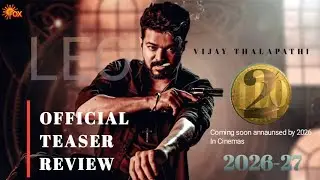 Leo 2 Official Teaser | Hindi Reaction & Review | Entry Thalapathy Vijay | Lokesh Kanagaraj 2026