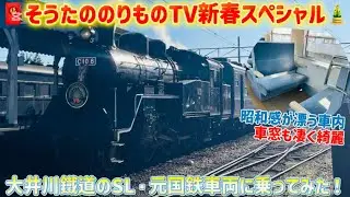 【新春スペシャル】大井川鐵道のSL・元国鉄車両に乗ってみた！！