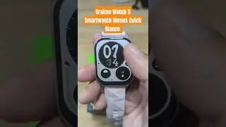 Oraimo Watch 5 Smartwatch Menus Quick Glance #smartwatch #Oraimo