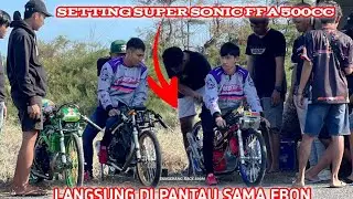 GANAS NYA ARM RAYONG DAN EBON SETTING SONIC FFA 500CC DAN HEREX #armrayong