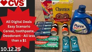 CVS All Digital Deals &mdash; 12.10.25 Супервыгодные хлопья, зубная паста, дезодорант и многое другое! ...