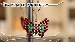 Easy DIY Beaded Butterfly! 🦋 Step-by-Step Jewelry Making Guide
