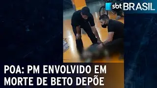 POA: PM envolvido em morte de Jo&atilde;o Alberto presta depoimento | SBT Brasil (27/11/20)