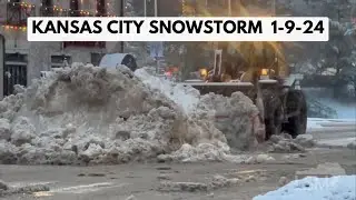 01-09-2024 Kansas City Metro - Winter Storm, Bad Roads, Local Sights, Fallen Tree