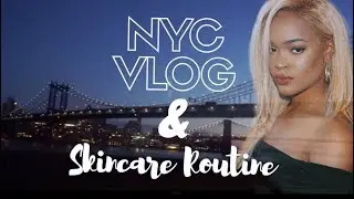 MY SKINCARE ROUTINE FOR ACNE + NYC VLOG! | ANDELELARA