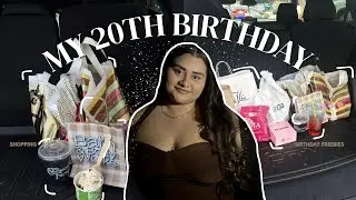 IM 20!! | bday freebies, shopping, dinner, gifts