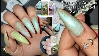 How to use Auroras Cat Magnetic Gel & Swatches @bornprettyofficial ways to use cat magnetic gel