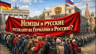 Немцы и русские уезжают из Германии в Россию? Очередь в посольство на два года!