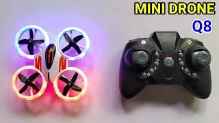 Shiny Q8 Mini Smart Drone Unboxing only 2 minute-//D.k toys