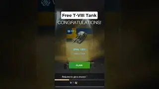 How To Get A T-VIII Tank For Free ▪️   #wotb   #worldoftanksblitz   #wotblitz   #shorts