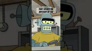 Futurama- That solves the mystery of the missing bike! #bender #funny