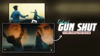 Instagram Trending Girl Ai Gun Shut Video Editing Tutorial | Sad Gun Shoot Reel Editing In Capcut 