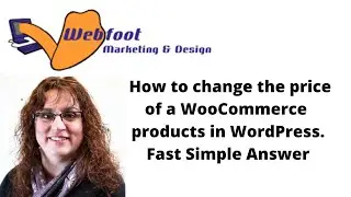 Fast Simple Answer: How to change Price in Woocommerce products in WordPress
