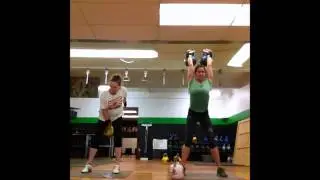 Geraldina (16kg LC - 111) and Jennifer Hintenberger (2X12kg LC - 139)