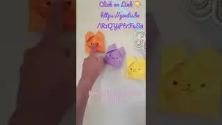 Tik Tok Fidget Origami Paper Pop it