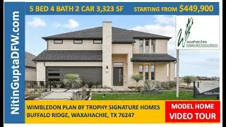 Wimbledon Plan By Trophy Signature Homes in Buffalo Ridge in Waxahachie, TX