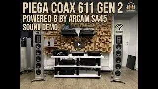 Piega Coax 611 Gen 2 & Arcam SA45 Sound Demo 🎶 | Shure MV88+ Live Recording