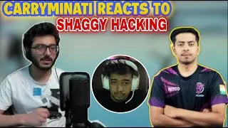 CARRYMINATI REACTS TO ENIGMA SHAGGY HACKING | CARRYMINATI AND SCOUT ON SHAGGY HACKING IN TOURNAMENTS
