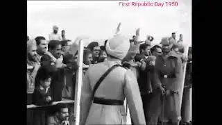First Republic Day of India 26th January 1950 (copied from viral video)