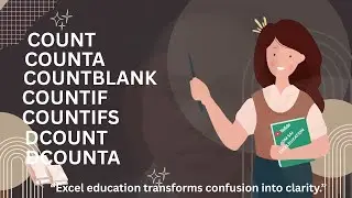 Master All COUNT Functions in Excel | COUNT, COUNTA, COUNTBLANK, COUNTIF, COUNTIFS, DCOUNT & DCOUNTA