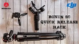 DJI Ronin SC Hack & BEST Quick Release Plate from Manfrotto