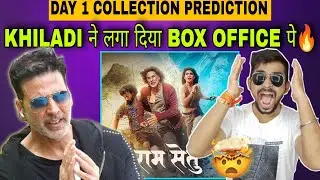 KHILADI IS BACK🤩|Ramsetu DAY 1 Box Office Prediction🔥|Ramsetu|2022