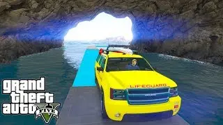 PARKOUR POR UNA CUEVA!! GTA V | GTA 5 ONLINE CARRERA | josepo90 #YoMeQuedoEnCasa