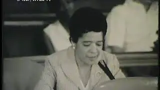 Vel Phillips Advocating Fair Housing Ordinance in Milwaukee, 1967