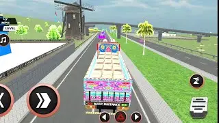 Truck driver track mein loading karke le ja raha hai cement video ko dekhen Pura truck driver