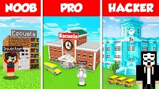 Pasamos de ESCUELA NOOB a ESCUELA HACKER en Minecraft 🏫😱