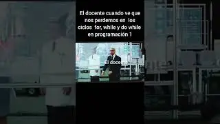 Terrible profe 👀 #programador #programadorweb #desarrolladorweb #desarrollador #software #memes #dev