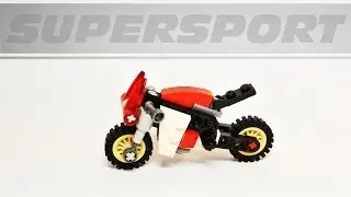 Supersport Motorcycle (Small Lego Toy - MOC)
