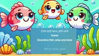 Little Fish Swish-Swish Song! 🐟 Fun Ocean Animal Music