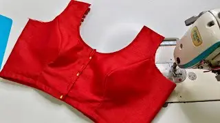 36,38,40 size Princess cut blouse cutting and stitching tutorial | easy method of prince cut cuttin