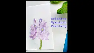 Watch and Relax: Water Hyacinth in Water Color