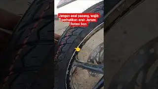 Cara memasang ban luar sepeda motor