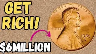 1985-D Lincoln Penny Worth $6million  | Rare Error Coin Still in Circulation!