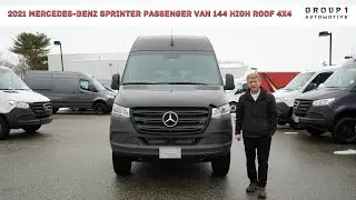 2021 Mercedes-Benz Sprinter Passenger Van 144 High Roof 4x4 | Video Tour  with Roger
