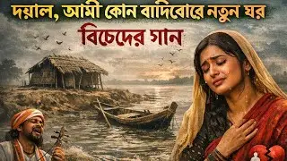 দয়াল আমি কোন চরে বান্দিবোরে নতুন ঘর | বিচ্ছেদের কষ্টের গান | Bangla Sad Folk Song