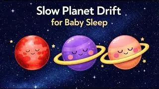 Slow Planet Drift for Baby Sleep | Peaceful Space Sensory