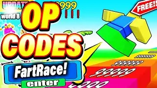 ALL NEW *SECRET CODES* IN ROBLOX FART RACE (new codes in roblox Fart Race ) NEW