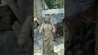 Final Statue of Young Mother Mary