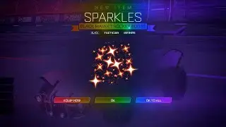 PLAYING ROCKET LEAGUE WITH THE SPARKLES BOOST!