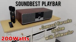 Solusi Karaoke Ruang Terbatas❗️Soundbest Playbar Speaker Soundbar 200W Review #soundbest #bass #ktv 