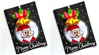 Christmas card making easy 2022 / DIY Merry Christmas greeting card / Handmade Christmas card